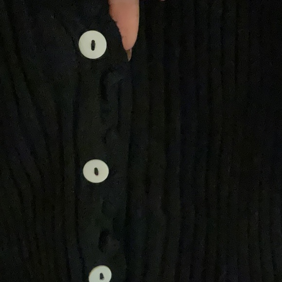 Sale! Industry Republic Clothing Lettuce Trim Ribbed Vest, Size S, Black - Picture 3 of 8